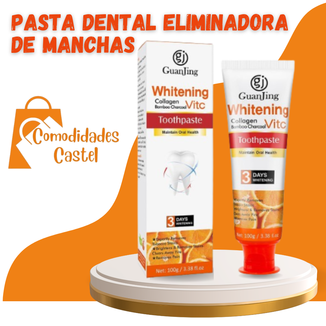 🦷🔥 Pasta Dental Eliminadora de Manchas – Blanqueamiento Natural y Efectivo