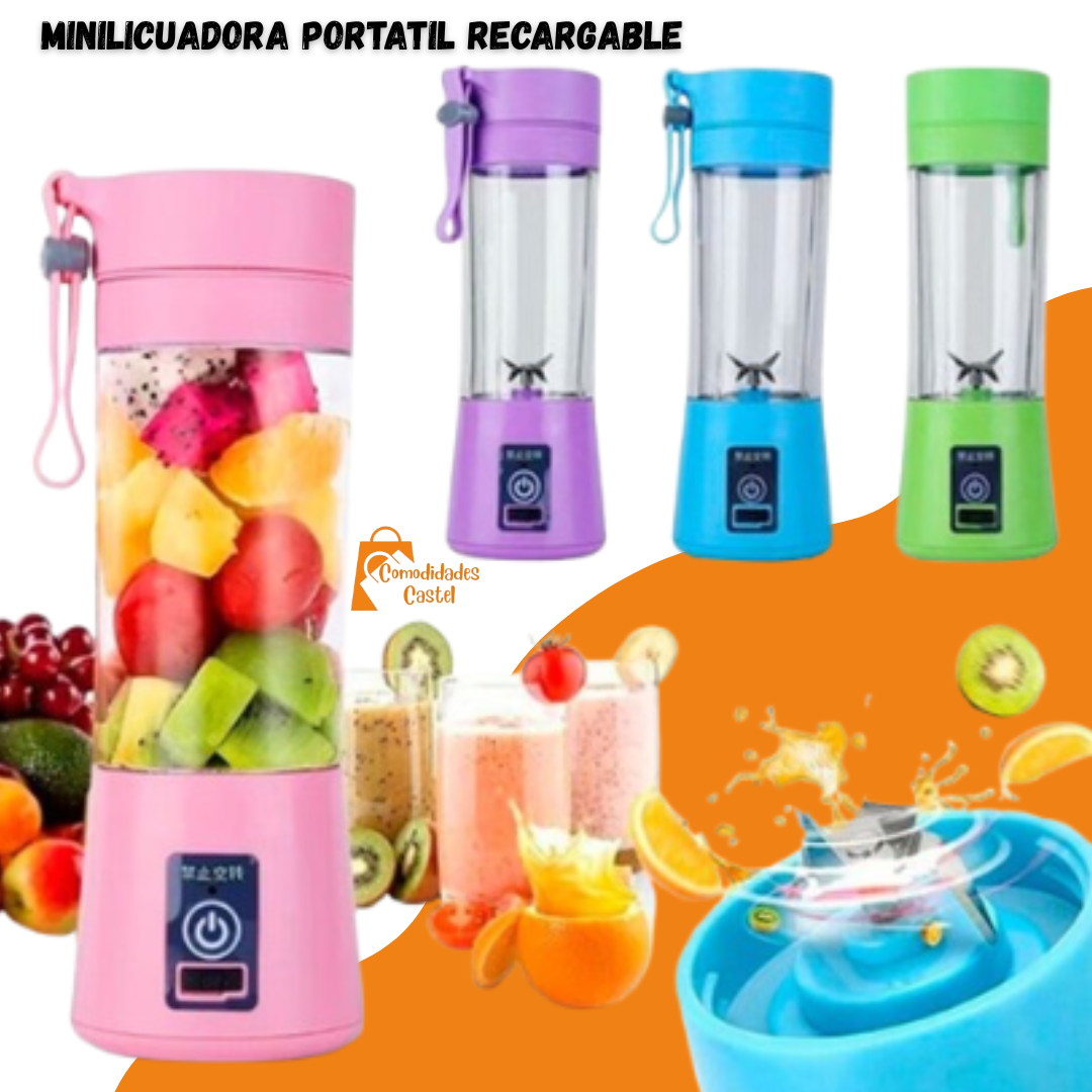 🌟 MINILICUADORA PORTATIL RECARGABLE  – Salud y practicidad en la palma de tu mano