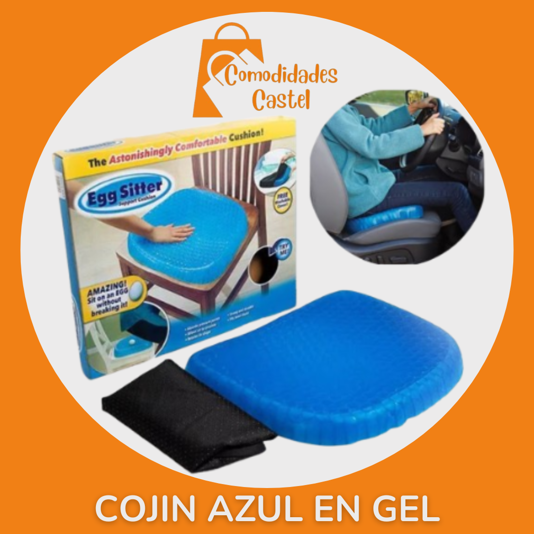 COJIN (AZUL) DE ASIENTO EN GEL