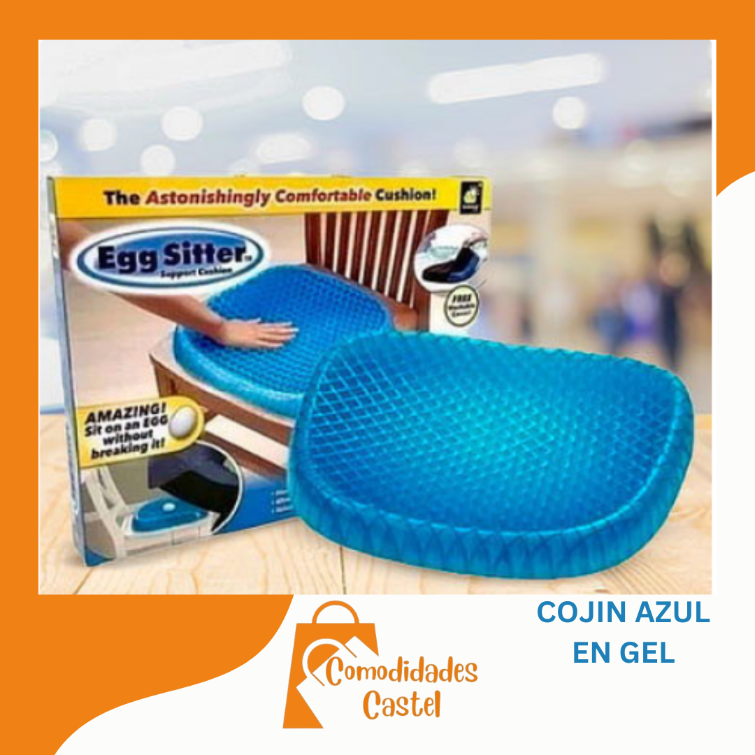 COJIN (AZUL) DE ASIENTO EN GEL