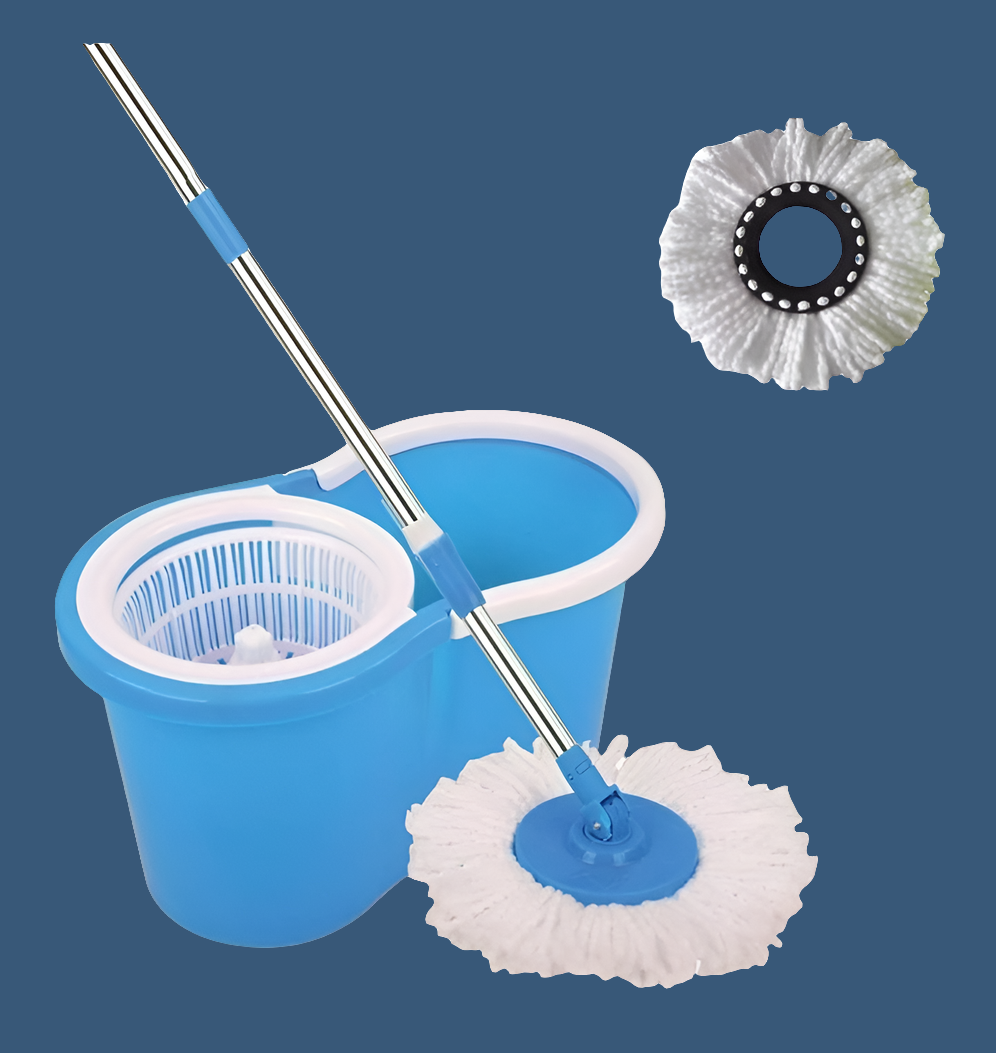 Trapeador Giratorio plástico con base plástica